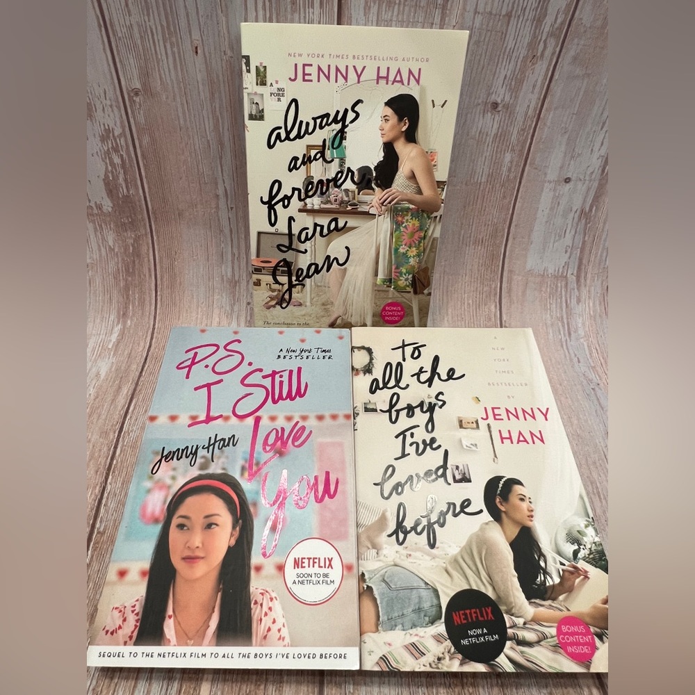 Book lovers Jenny Han 3 book set. To All the Boys I’ve Loved Before series.